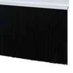 vidaXL Samolepiace tesnenia dverí s kefou 6 pcs Biela 100 cm – Obrázok 6