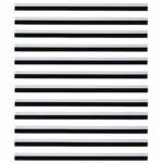 vidaXL Samolepiace tesnenia dverí s kefou 12 pcs Biela 100 cm – Obrázok 5