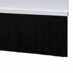 vidaXL Samolepiace tesnenia dverí s kefou 12 pcs Biela 100 cm – Obrázok 6