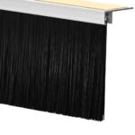 vidaXL Samolepiace tesnenia dverí s kefou 2 pcs Biela 100 cm – Obrázok 7