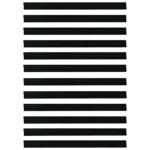 vidaXL Samolepiace tesnenia dverí s kefou 12 pcs Čierna 100 cm – Obrázok 5