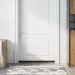 vidaXL Samolepiace tesnenia dverí s kefou 2 pcs Čierna 100 cm