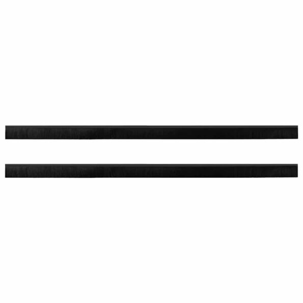 vidaXL Samolepiace tesnenia dverí s kefou 2 pcs Čierna 100 cm – Obrázok 5