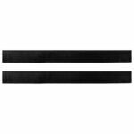 vidaXL Samolepiace tesnenia dverí s kefou 2 pcs Čierna 100 cm – Obrázok 5