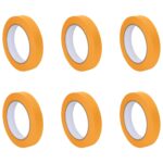 vidaXL Pásky na maliarske maskovanie 6 pcs Žltá 19mm x 50m Papier – Obrázok 2