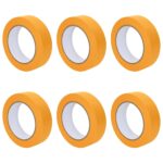 vidaXL Pásky na maliarske maskovanie 6 pcs Žltá 25mm x 50m Papier – Obrázok 2