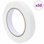 vidaXL Pásky na maliarske maskovanie 50 pcs Biela 19mm x 50m Papier – Obrázok 2