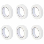 vidaXL Pásky na maliarske maskovanie 6 pcs Biela 25mm x 50m Papier – Obrázok 2