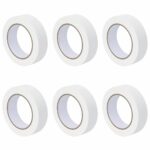 vidaXL Pásky na maliarske maskovanie 6 pcs Biela 30mm x 50m Papier – Obrázok 2