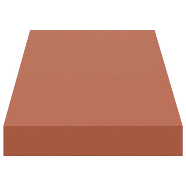 vidaXL Stenná polica 4 pcs Červená 50 x 23 x 4 cm Kompozitné drevo – Obrázok 8