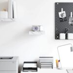 vidaXL Stenná polica Biely mramor 23 x 23,5 x 4 cm Kompozitné drevo – Obrázok 4