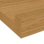 vidaXL Stenná polica 2 pcs Béžová 100 x 9 x 3 cm Kompozitné drevo – Obrázok 11
