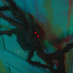 vidaXL Halloween pavúk dekorácia 6 pcs Čierna 75 cm Polyester a oceľ – Obrázok 3