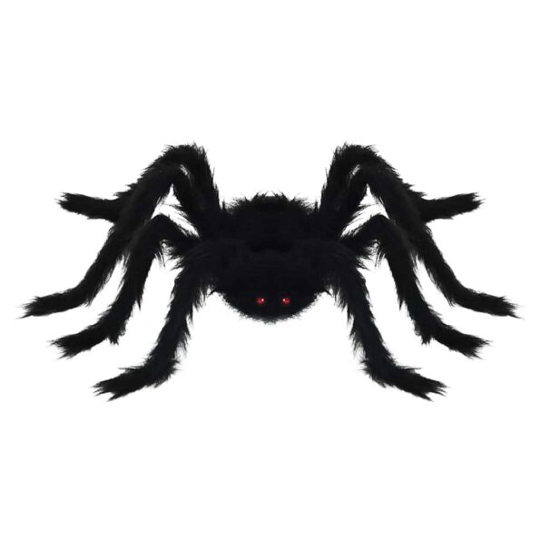 vidaXL Halloween pavúk dekorácia 6 pcs Čierna 75 cm Polyester a oceľ – Obrázok 6