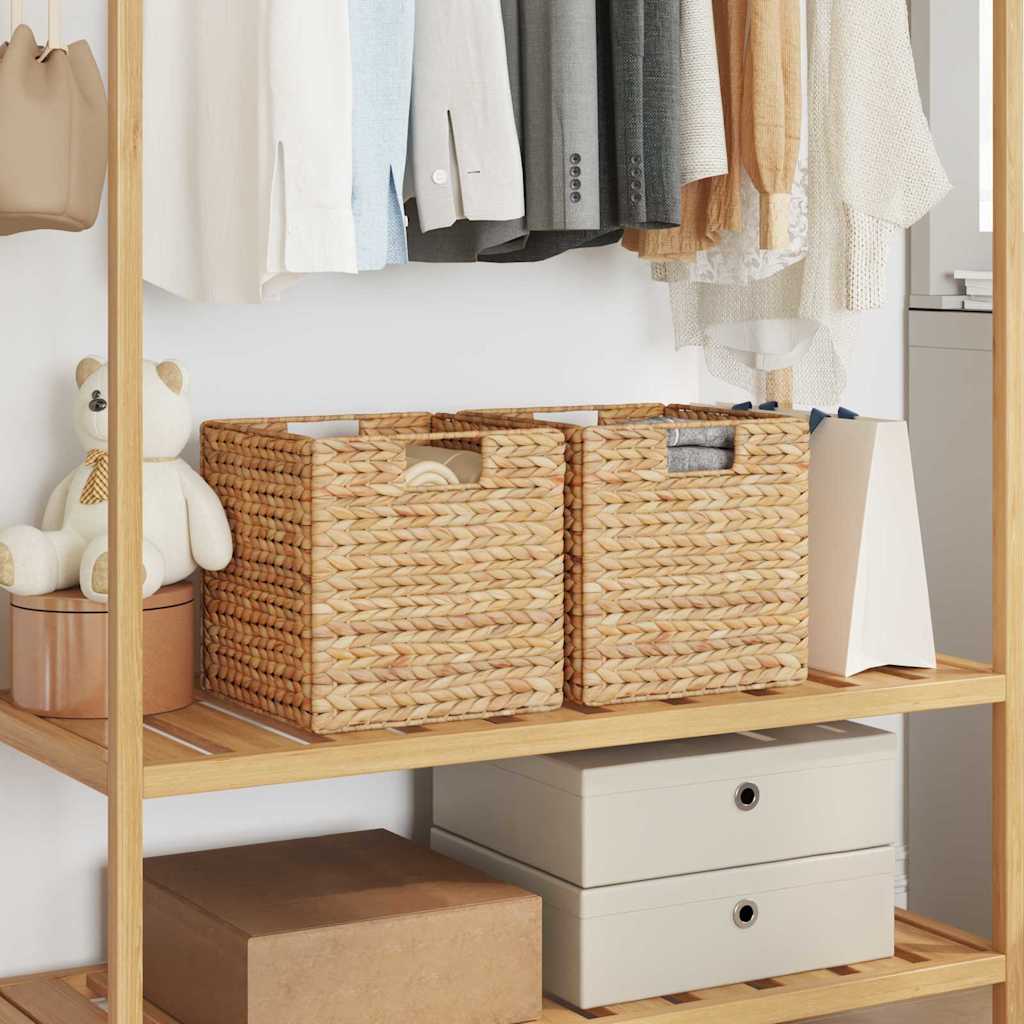 42020139_1.jpg vidaXL Úložné košíky 2 pcs Prírodná 35 x 25 x 17 cm Vodný hyacint – Obrázok 1