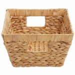 vidaXL Úložné košíky 2 pcs Prírodná 38 x 28 x 15 cm Vodný hyacint – Obrázok 7