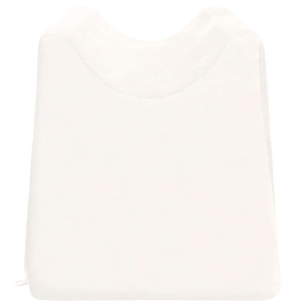 vidaXL Vankúš na nohy Jednofarebný Biela – Obrázok 4