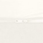 vidaXL Vankúš na nohy Jednofarebný Biela – Obrázok 6