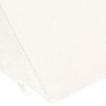 vidaXL Vankúš na nohy Jednofarebný Biela – Obrázok 7