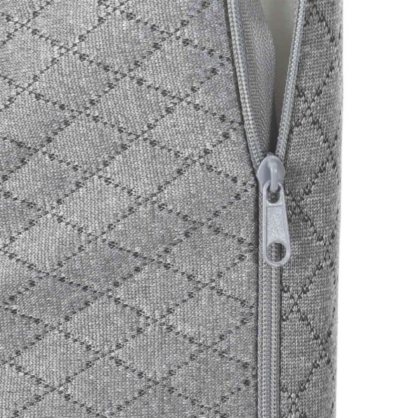 vidaXL Vankúš na nohy Jednofarebný Sivá – Obrázok 6