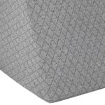 vidaXL Vankúš na nohy Jednofarebný Sivá – Obrázok 7