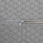 vidaXL Vankúš na nohy Geometrický Sivá – Obrázok 6