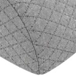 vidaXL Vankúš na nohy Geometrický Sivá – Obrázok 7