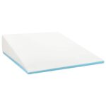 vidaXL Vankúš s klinom Jednofarebný Sivá – Obrázok 2