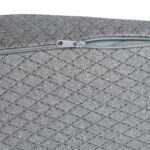 vidaXL Vankúš s klinom Jednofarebný Sivá – Obrázok 5