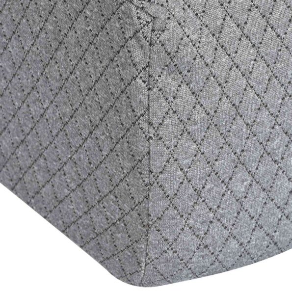 vidaXL Vankúš s klinom Jednofarebný Sivá – Obrázok 6