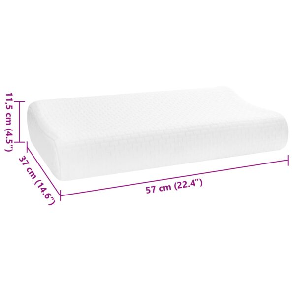 vidaXL Spací vankúš Jednofarebný 60 x 37 x 12 cm – Obrázok 10