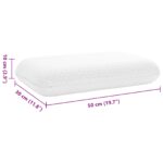 vidaXL Spací vankúš Jednofarebný 60 x 40 x 13 cm – Obrázok 10