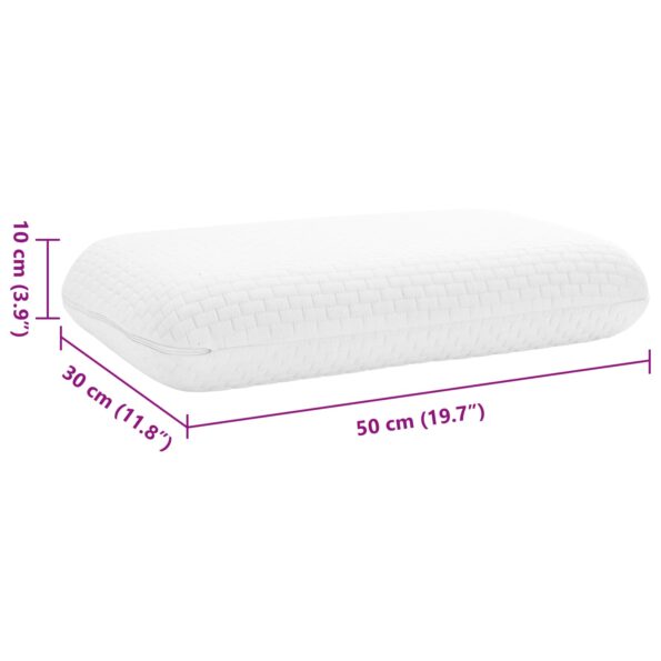 vidaXL Spací vankúš Jednofarebný 60 x 40 x 13 cm – Obrázok 10