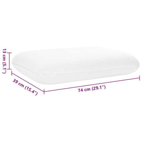 vidaXL Spací vankúš Jednofarebný 60 x 40 x 13 cm – Obrázok 10