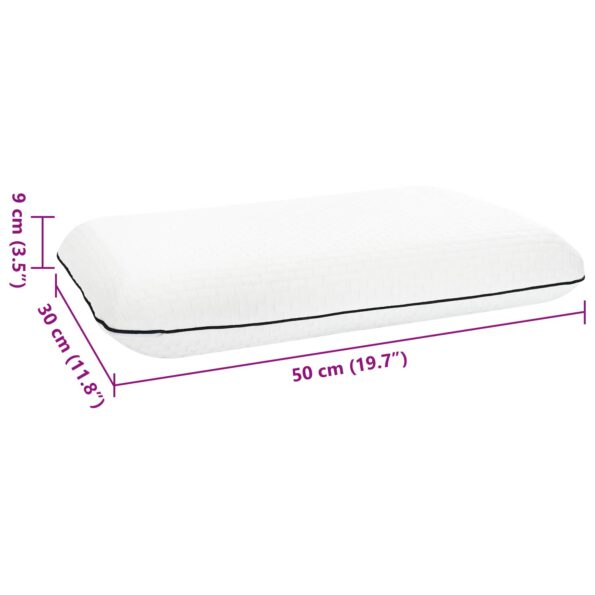 vidaXL Spací vankúš Jednofarebný 30 x 50 x 9 cm – Obrázok 10
