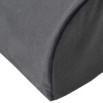 vidaXL Podložka na nohy Jednofarebný Sivá – Obrázok 7