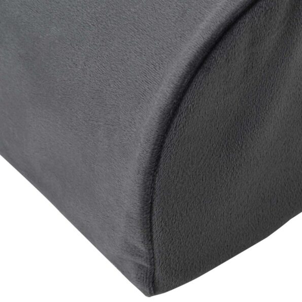 vidaXL Podložka na nohy Jednofarebný Sivá – Obrázok 7