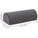 vidaXL Podložka na nohy Jednofarebný Sivá – Obrázok 9