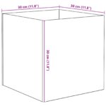 vidaXL Akvárium s úložiskom Priehľadná 30 x 30 x 30 cm Sklo – Obrázok 10