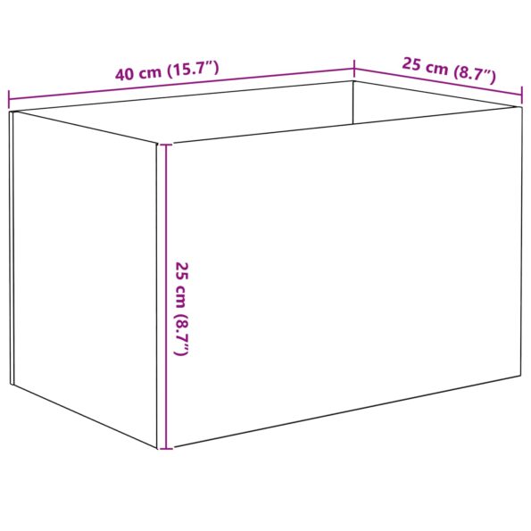 vidaXL Akvárium s úložiskom Priehľadná 40 x 25 x 25 cm Sklo – Obrázok 10