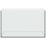 vidaXL Akvárium s úložiskom Biela Sklo – Obrázok 5