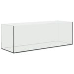 vidaXL Akvárium s úložiskom Biela Sklo – Obrázok 2