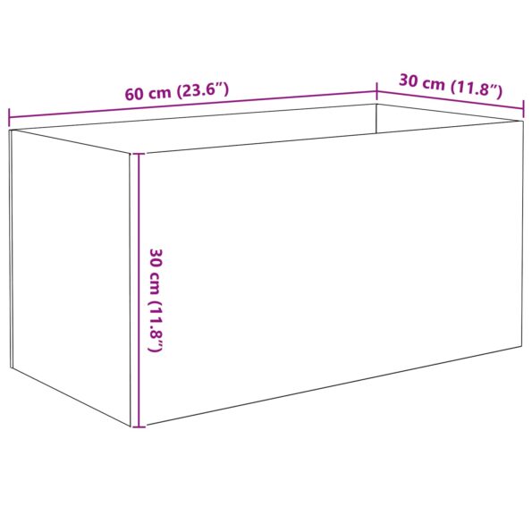 vidaXL Akvárium s úložiskom Priehľadná 60 x 30 x 30 cm Sklo – Obrázok 10