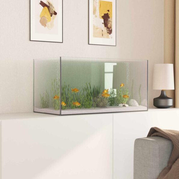 vidaXL Akvárium s úložiskom Priehľadná 60 x 30 x 30 cm Sklo – Obrázok 4