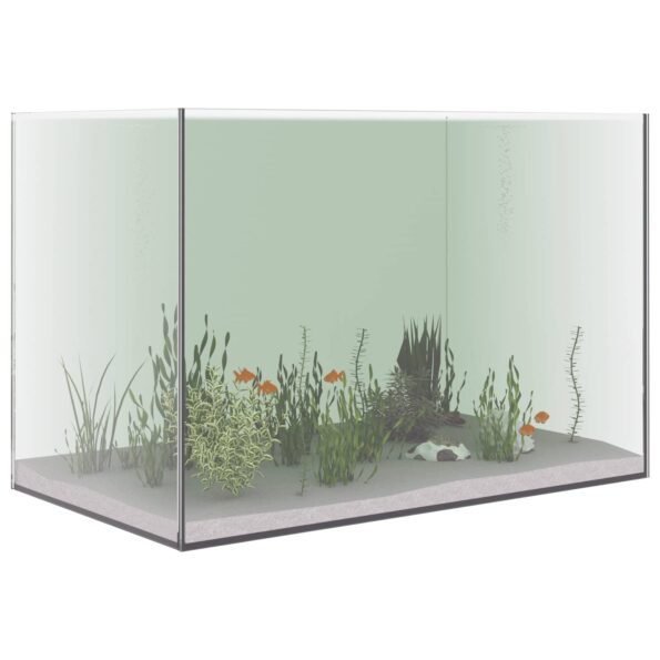 vidaXL Akvárium s úložiskom Priehľadná 60 x 35 x 40 cm Sklo – Obrázok 3