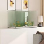 vidaXL Akvárium s úložiskom Priehľadná 60 x 35 x 40 cm Sklo – Obrázok 4