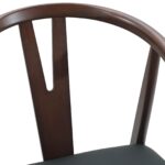 vidaXL Jedálenská stolička 2 pcs Svetlohnedá a čierna – Obrázok 8