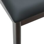 vidaXL Jedálenská stolička 2 pcs Svetlohnedá a čierna – Obrázok 9