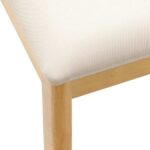 vidaXL Jedálenská stolička 2 pcs Prírodná a svetlá – Obrázok 9