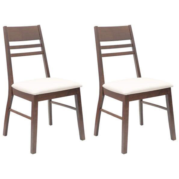vidaXL Jedálenské stoličky 2 pcs Svetlohnedá 43 x 54 x 89 cm – Obrázok 2